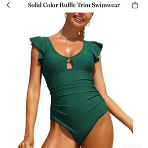 NWT bathing suit - beautiful green color